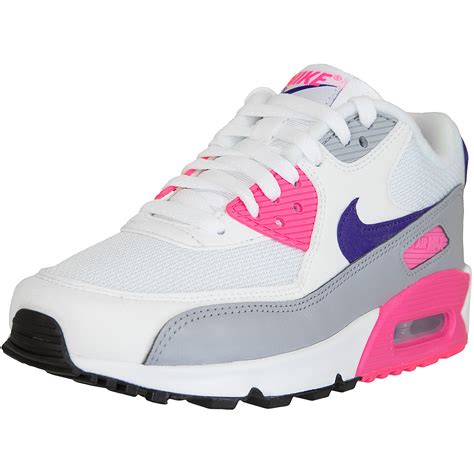 nike air max 90 trainer damen blau pink weiß